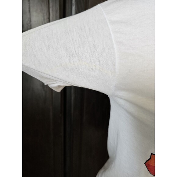 Vintage S 1985 Live Aid This Shirt Saves Lives Rainbow 🎸Single Stitch Rare Size - Picture 7 of 11